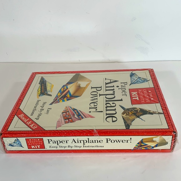 Paper Airplane Power Vintage Sealed Building Kit 48 Flying Airplanes Stickers - Picture 5 of 9